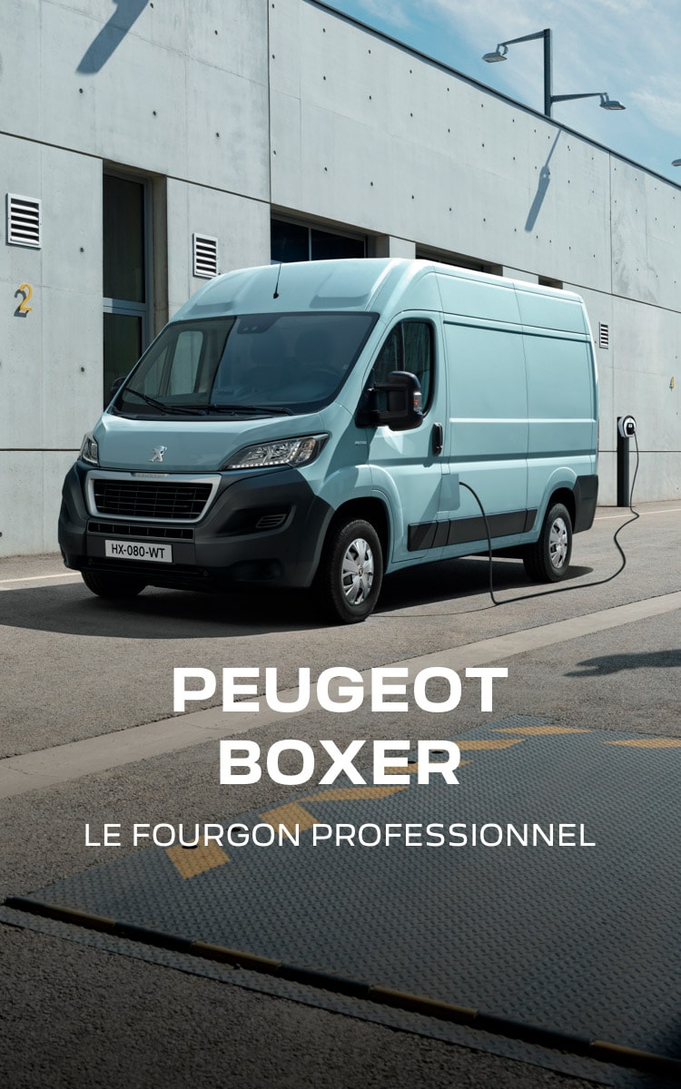PEUGEOT e-Boxer & Boxer : le fourgon professionnel électrique ou thermique